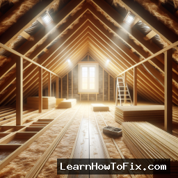 How to Fix Condensation on attic roof sheathing in Your Attic – DIY repair image (fixed result)