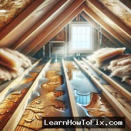 How to Fix Condensation on attic roof sheathing in Your Attic