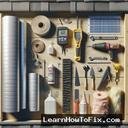 How to Fix Condensation on attic roof sheathing in Your Attic – DIY repair image (tools and materials)